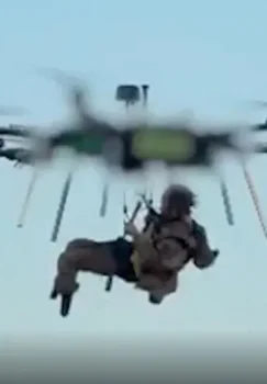Ukraina qurolli kuchlari yaradorni og‘ir dron yordamida qutqardi