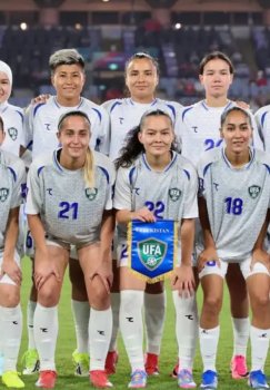 The Uzbekistan women's team lost to South Korea