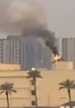 На посольство США в Багдаде было совершено мощное нападение с использованием дронов.