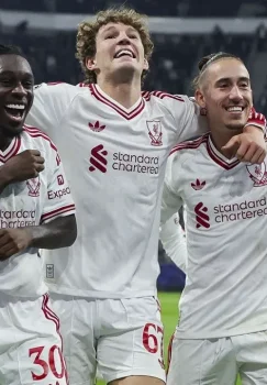 «Liverpul» LASKni 6:3 g‘alaba bilan yutib, Barkolya het-trik urdi