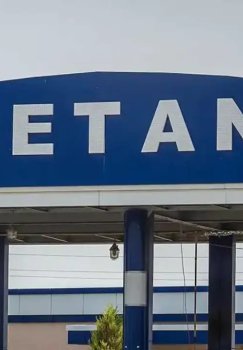 Methane gas refueling stations in Uzbekistan operate for limited hours.