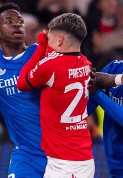 УЕФА дисквалифицировал Престианни на шесть матчей за оскорбление Винисиуса