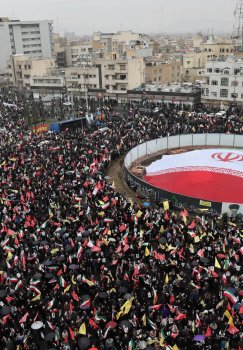 One woman died in the Al-Quds Day march as a result of an explosion in Tehran.
