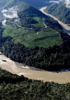 China will build five new hydropower stations on the Yarlung Tsangpo.