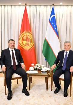 Shavkat Mirziyoyev va Sadir Japarov hamkorlikni mustahkamlashni muhokama qildi