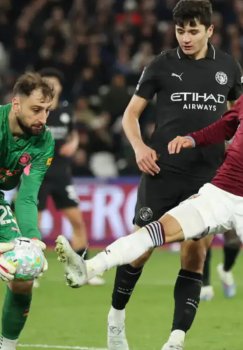 Manchester City and West Ham ended in a draw