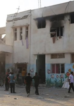 The US was accused of striking the Iranian school