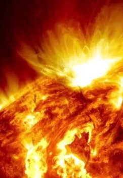 Large flares on the Sun amplify magnetic oscillations