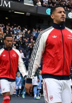 Vilyam Saliba Arsenalning bu mavsumda chempion bo'lishiga ishonadi