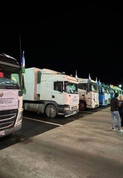 O'zbekiston Eron xalqiga navbatdagi insonparvarlik yordamini yetkazib berdi