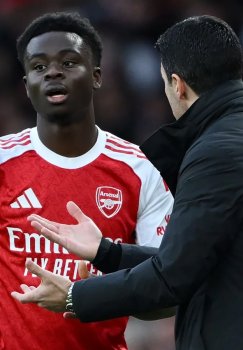 Микель Артета призвал Букайо Сака включиться в борьбу за чемпионство