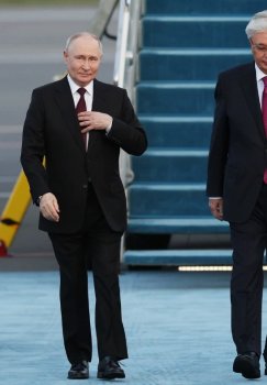 Vladimir Putin davlat tashrifi bilan Qozog'iston poytaxtiga yetib keldi