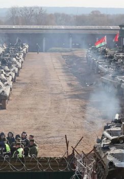 Military constructions on the Belarus border are further complicating the security situation