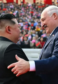 Lukashenko va Kim Chen In do'stlik shartnomasini imzoladilar