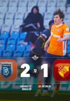 В доме "Istanbul Bashakshehir" "G'oztepe" выиграл со счетом 2:1