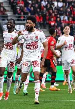 Brest defeated Marseille and rose to 10th place