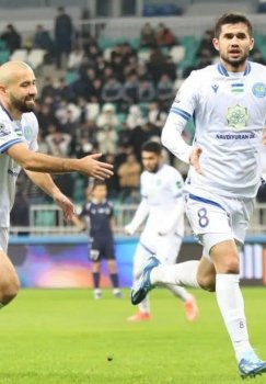 "Dinamo" "Bunyodkor"ni mag'lub etib, uch ochko oldi