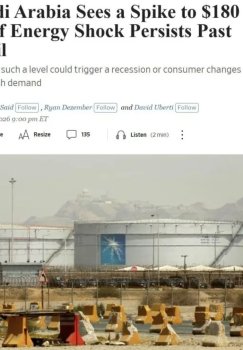 Цена нефти может вырасти до восемнадцати сотен долларов