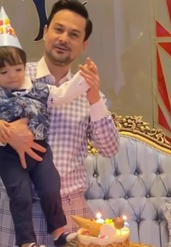 Jasur Umirov o'g'lining tug'ilgan kunini oila davrasida nishonladi