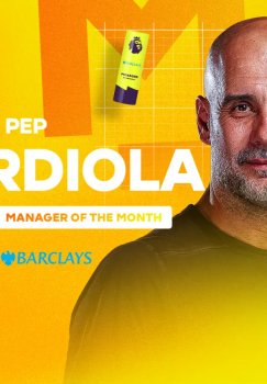 Пеп Гвардиола признан лучшим тренером чемпионата Англии