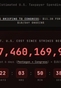 AQSH Eronga qarshi urushda bir oyda 27 milliard dollar sarfladi