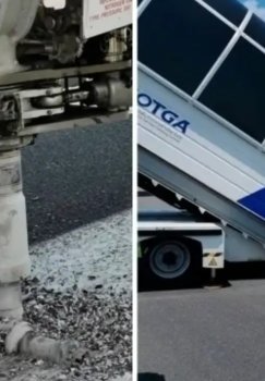 Air India aircraft makes a hard landing at Phuket Airport, Thailand