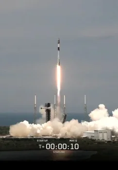 SpaceX kompaniyasi orbitaga yana yigirma to'qqizta sun'iy yo'ldosh chiqardi