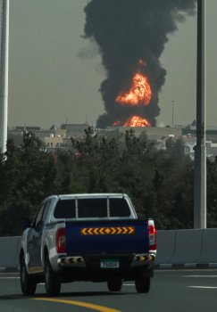 Dubay aeroportida dron zarbasi va Abu-Dabidagi qurbonlar