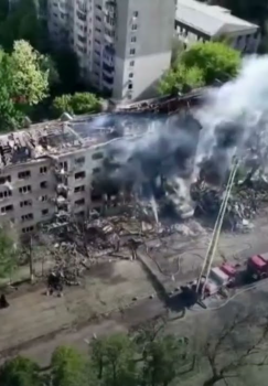 Rossiya Kiyevga urush boshlanganidan buyon eng kuchli zarbalarni berdi