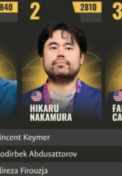 Нодирбек Абдусатторов вошел в топ-5 мирового шахматного рейтинга