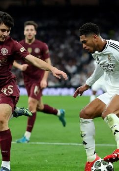 Great football battles between Manchester City and Real Madrid