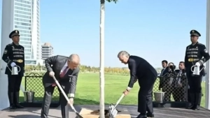 Mirziyoyev and Abdullah II planted a tree in Samarkand