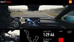 Xiaomi kompaniyasining yangi elektromobili poyga yo'lagida rekord o'rnatdi