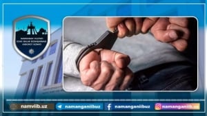A person suspected of fraud was arrested in Namangan