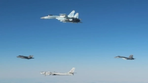 Russian planes were tracked near Alaska