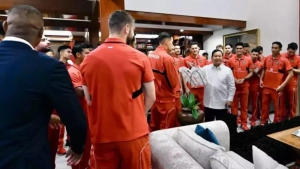 Indonesian football players were awarded Rolex watches for their victory over China