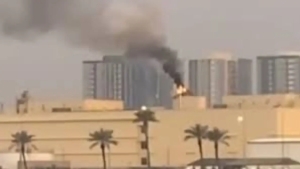 A powerful drone attack hit the US embassy in Baghdad