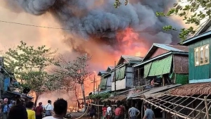 Peaceful protest in Chaung-U, Myanmar ended in bloodshed