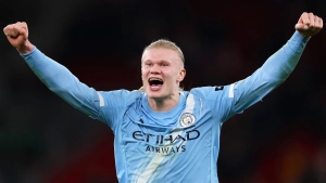 Erling Xoland ketma-ket uchinchi bor Angliya chempionati to'purari bo'ldi