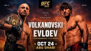 Abu Dabida Volkanovski va Yevloyev o'rtasida chempionlik jangi o'tkaziladi