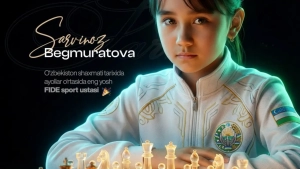 12-year-old Sarvinoz made history in chess