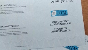 Abituriyentlar uchun ruxsatnoma yuklab olish boshlandi