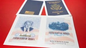 Tramp mustaqillik pasportida o'z suratini jonlantirdi