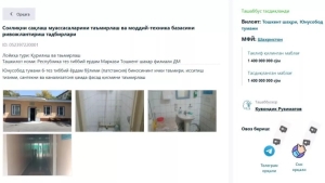 Yunusobod tez yordam binosi ta’miri uchun ovoz so‘ralmoqda