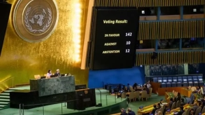The UN approved a new declaration for Palestine and Israel