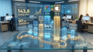 Xorijiy texnologik kompaniyalar O'zbekiston budjetiga rekord miqdorda soliq to'ladi