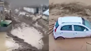 Tojikistonning Sug'd viloyatida kuchli sel ko'prik va yo'llarni vayron qildi