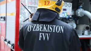 Fire extinguished at the Tashkent City construction site