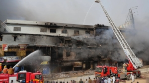 11 people died in the fire in Karachi