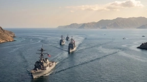 Военные корабли США приступили к разминированию Ормузского пролива